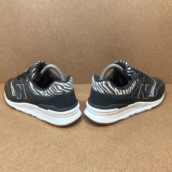 New Balance 997H Womens Sneakers Black With White Zebra Print - Picture 4 of 8